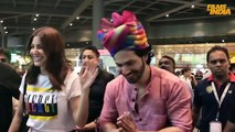 Varun Dhawan and Anushka Sharma at Mumbai Airport - Sui Dhaaga Style