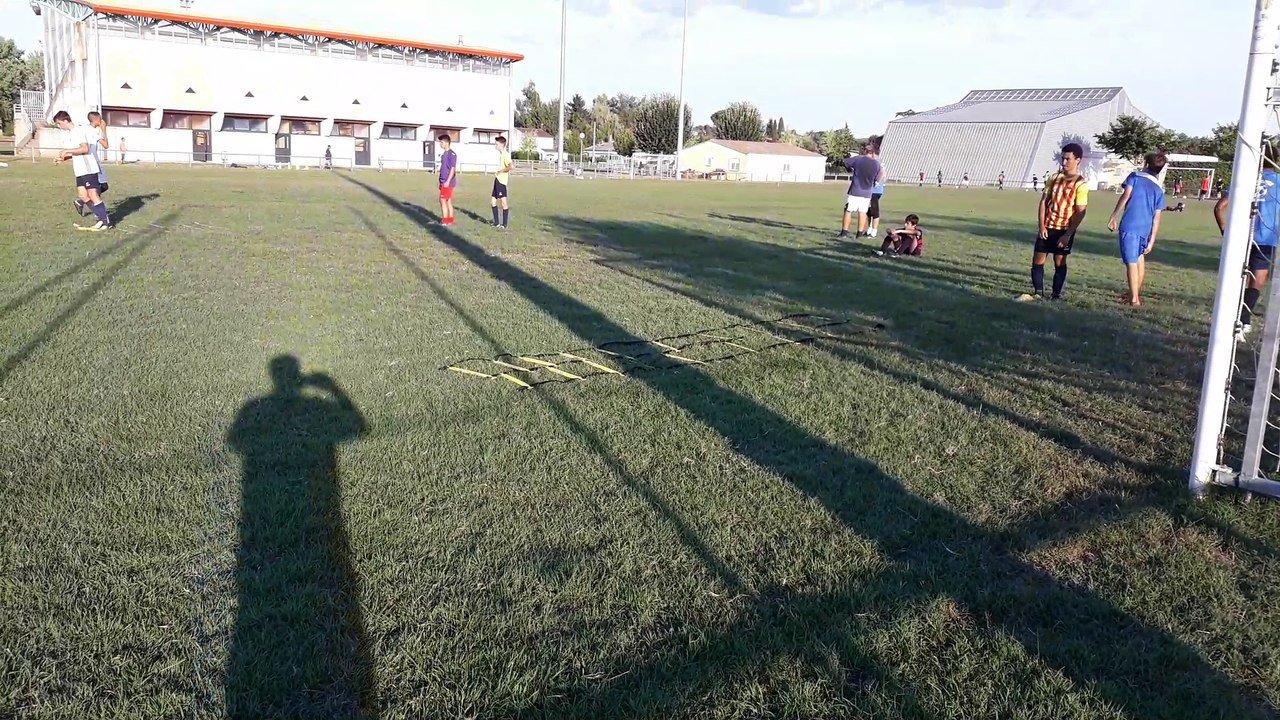 U17 à l'entraînement