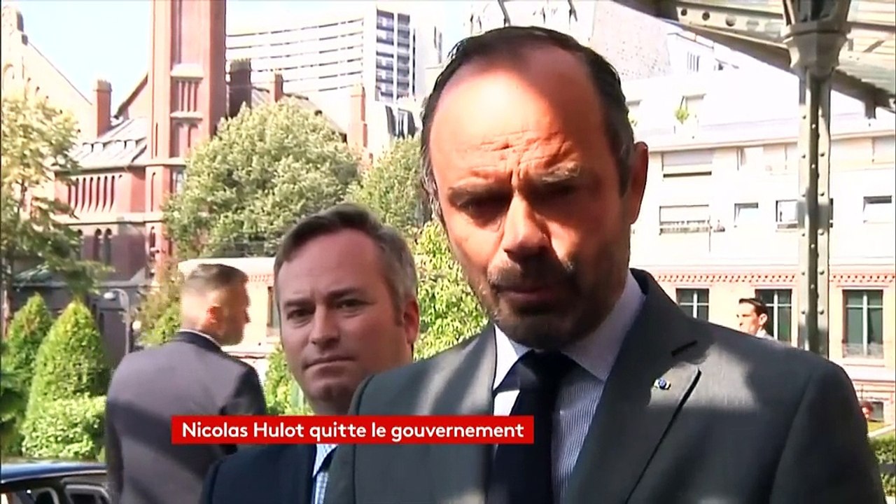 "J'ai aimé travailler avec lui", réagit Edouard Philippe après la démission de Nicolas Hulot