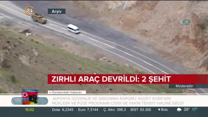 Zırhlı araç devrildi: 2 şehit