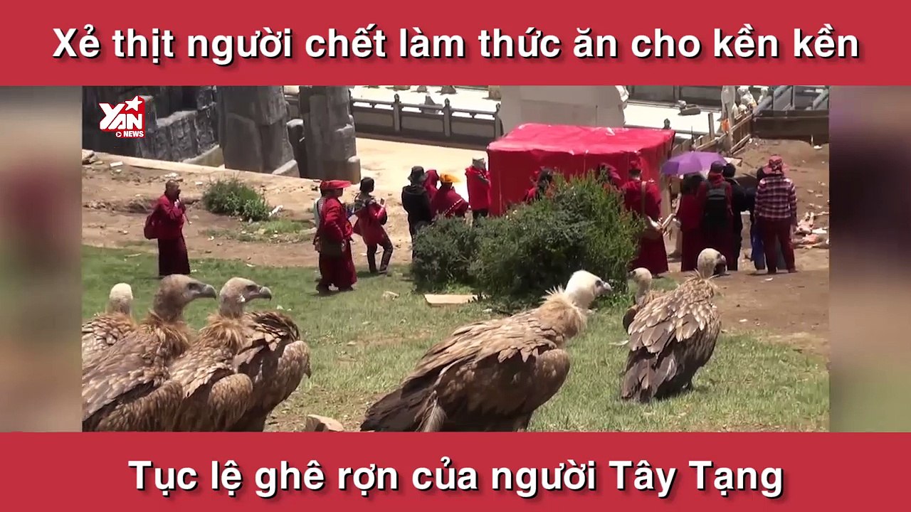 Xẻ thịt người chết làm thức ăn cho kền kền: tục lệ ghê rợn của người Tây Tạng