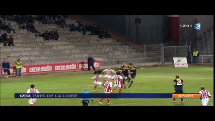 2010-10-01 - Résumé AC Ajaccio-Nantes (2-3) J9