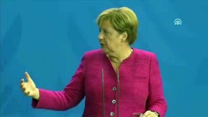 Almanya Başbakanı Merkel, Hırvatistan Başbakanı Plenkovic ile görüştü - BERLİN