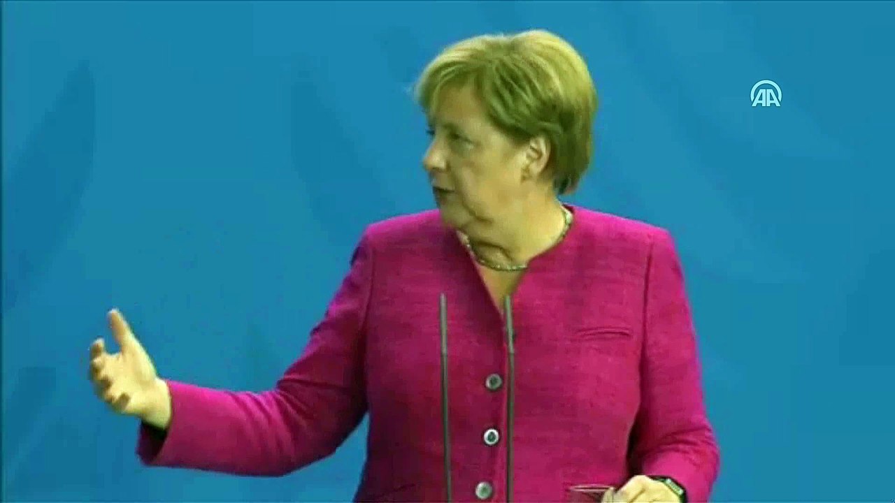 Almanya Başbakanı Merkel, Hırvatistan Başbakanı Plenkovic ile görüştü - BERLİN