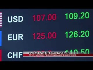 Biznesi, ende në panik nga euro - News, Lajme - Vizion Plus