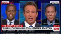 CNN Debate Turns Personal When Discussing President Trump's Response To John McCain's Death