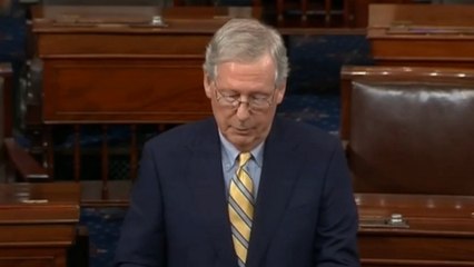 Senate Majority Leader Mitch McConnell Pays Tribute To John McCain