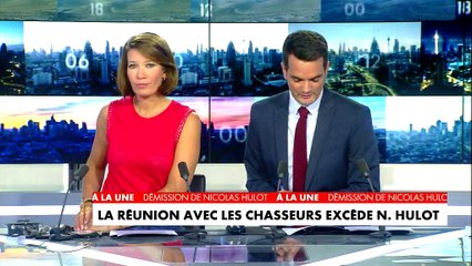 La réunion avec les chasseurs excède Nicolas Hulot