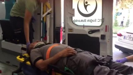 Takla Atan Aracın Sürücüsü Yaralandı