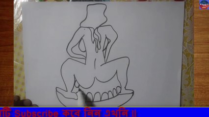 Funny Art Drawing  Very Simple Idea For Beginner