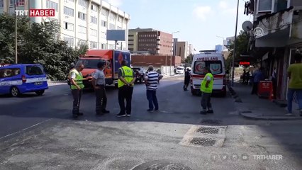 İstanbul Küçükçekmece’de yola sülfürik asit döküldü