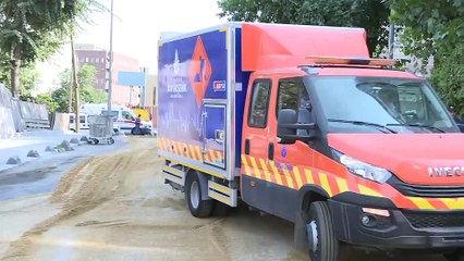 Küçükçekmece’de yola sülfürik asit döküldü (2) - İSTANBUL