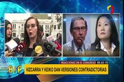 Congreso: reacciones por reuniones secretas entre presidente Vizcarra y Keiko Fujimori