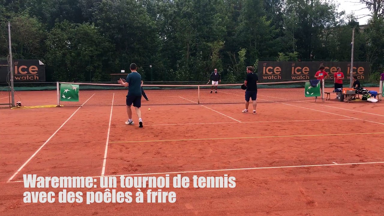 Waremme: un tournoi de tennis  avec des poêles à frire