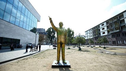 تمثال للرئيس التركي أردوغان يثير أشكالية في معرض فني شهير بألمانيا