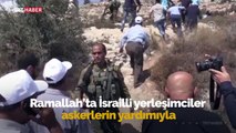 İsrail askerleri Ramallah'ta Filistinlilere saldırdı