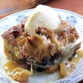 CARAMEL APPLE PIE BREAD PUDDING!  Oh my! You combined apple pie and bread pudding?! It looks and sounds incredible!  Perfect for dessert, or even breakfast! RE