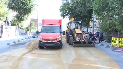 Küçükçekmece'de Yola Sülfürik Asit Döküldü (2)