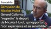 Démission de Nicolas Hulot : Gérard Collomb  "regrette" le départ  de Nicolas Hulot, qui apportait  "son expérience et sa sensibilité"