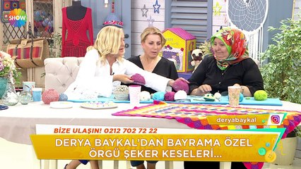 Örgü şeker keseleri yapımı