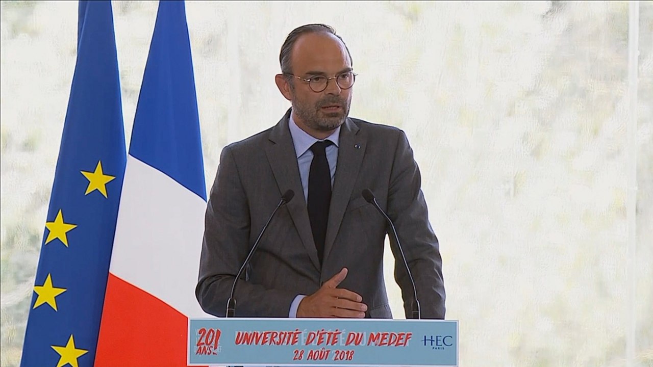 Discours à l'Université d'été du Medef