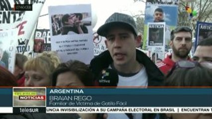 Argentina: cuarta marcha nacional en repudio a la represión policial