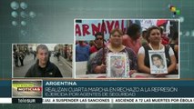 Argentina:madres de jóvenes lideran marcha contra represión del Estado