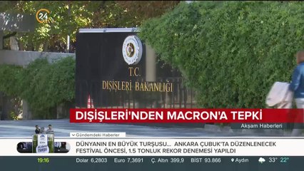 Macron'a yanıt