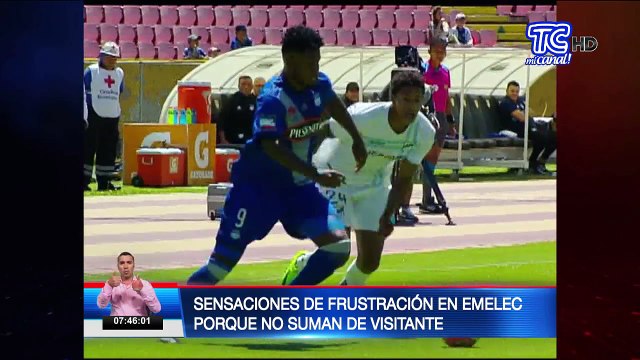 Sensaciones de frustración en Emelec porque no suman de visitante