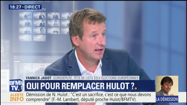 Si c'est pour faire cette politique-là , Yannick Jadot dirait non au poste de ministre de l'Ecologie