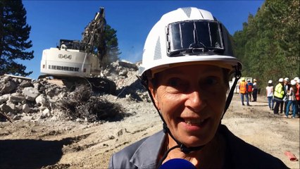 Découvrez l’avancée du chantier de destruction des sanatoriums de St Hilaire du Touvet