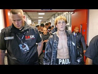 Logan Paul RING WALK & BEHIND THE SCENES ACTION vs KSI