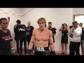 Logan Paul LOCKER ROOM Before Fight vs KSI