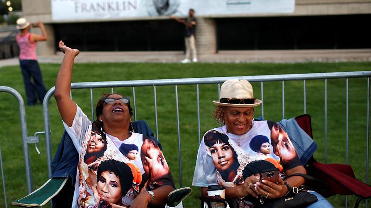 L'adieu des fans à Aretha Franklin, Reine de la Soul