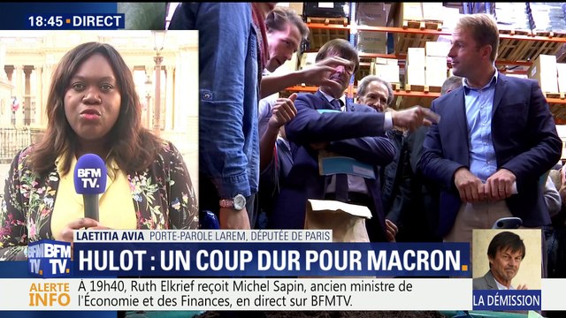 Laetitia Avia: Je trouve que Nicolas Hulot a été assez sévère envers lui-même