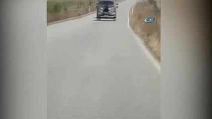 Çocuğunu Aracın Arkasnda Taşıyan Baba Konuştu