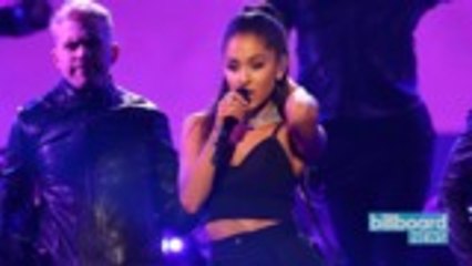 Download Video: Ariana Grande Lands 10 Songs on Billboard Hot 100 Chart | Billboard News