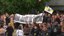 독일 경찰, 극우 시위 나치식 경례 10명 조사 / YTN