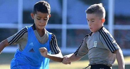 Minik Cristiano Ronaldo, Juventus Antrenmanına Katıldı