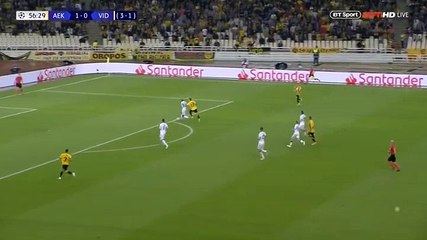 Loic Nego Goal HD - AEK Athens FC (Gre)	1-1	MOL Vidi (Hun) 28.08.2018