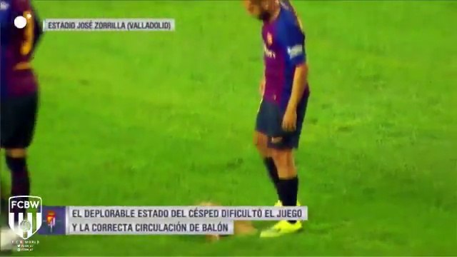 Ce terrain de foot est vraiment dans un sale état...