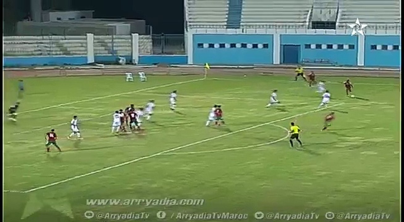 هدف المنتخب المغربي 1-0 تونس- 28.8.2018 دورة شمال إفريقيا