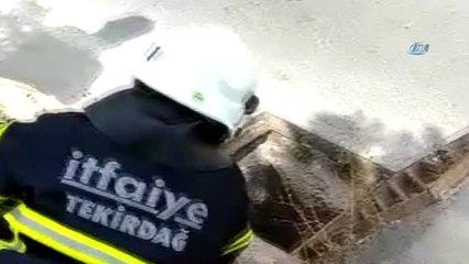 Rögarda Mahsur Kalan Yavru Kedi 4 Saatlik Çalışmanın Ardından Kurtarıldı