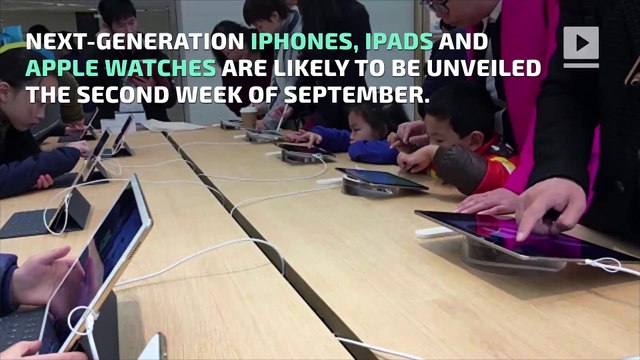 Apple to Launch New iPhones, Watches and iPads