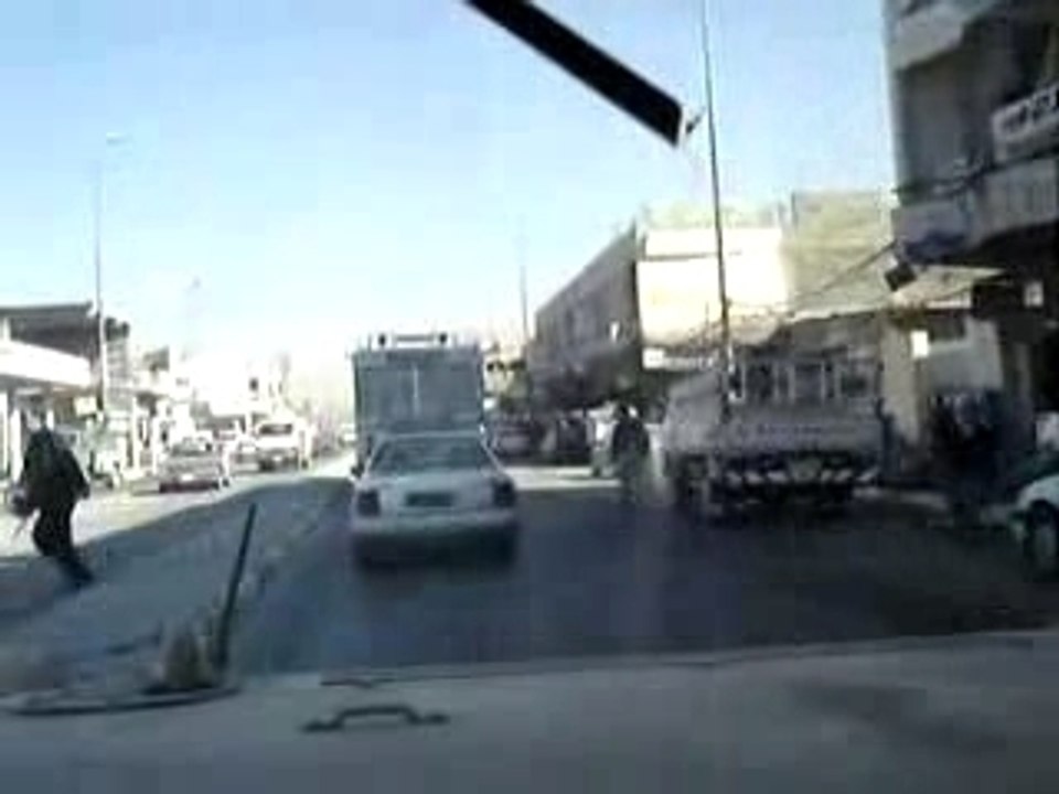 Humvee contre les embouteillages en iraq