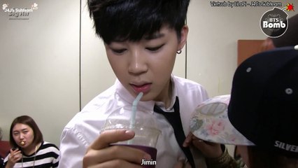 [J4J][Vietsub][BANGTAN BOMB] Jimin's kiwi juice CF (narration by j-hope)