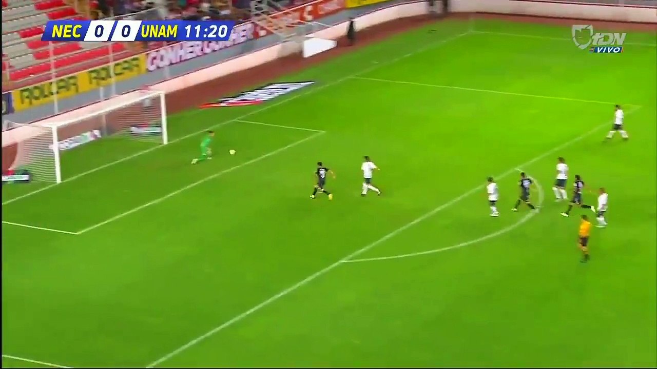 #NECvsPUM | 1-0 | #CopaMX | #ConElRayoEnElCorazón | El gol con el que @d_alvarez92
