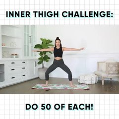 INNER THIGH CHALLENGE!