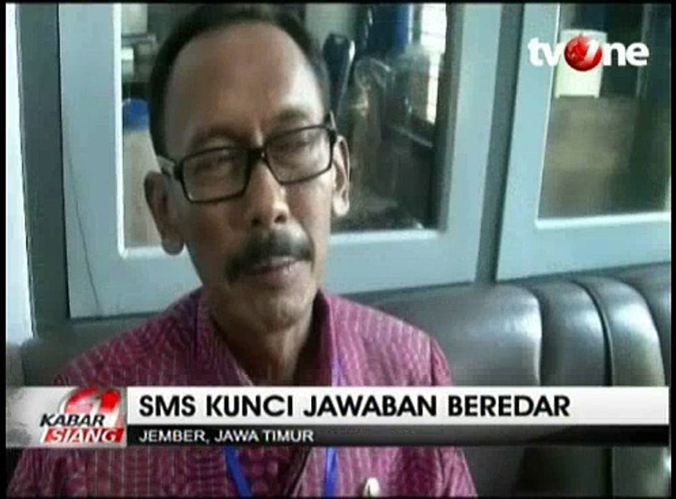 SMS Kunci Jawaban UN Beredar di Jember