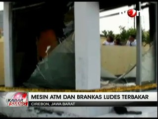 Mesin ATM dan Brankas di Cirebon Ludes Terbakar